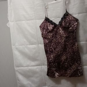 Leopard print nightgown